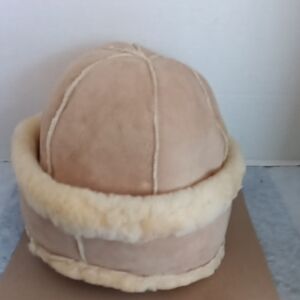 Tan Shearling Hat